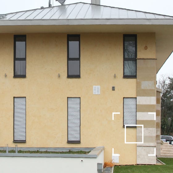 Fassade mit F105 modern