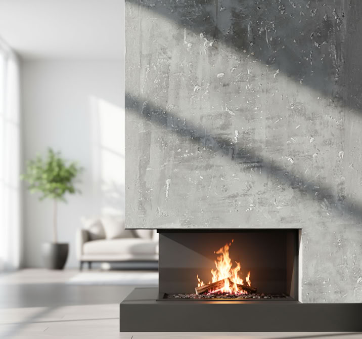 Ein modernes Wohnzimmer mit W120 Classic