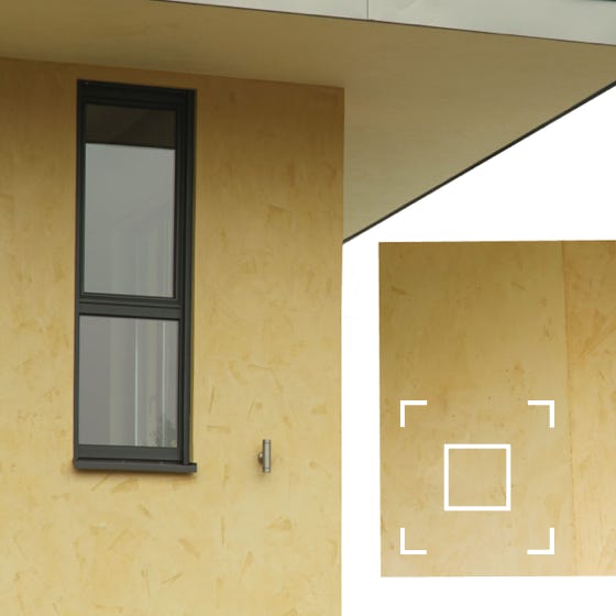 Fassade mit Farbton F105