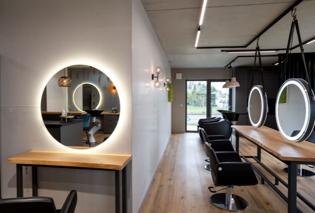 Beton Style im Friseusalon