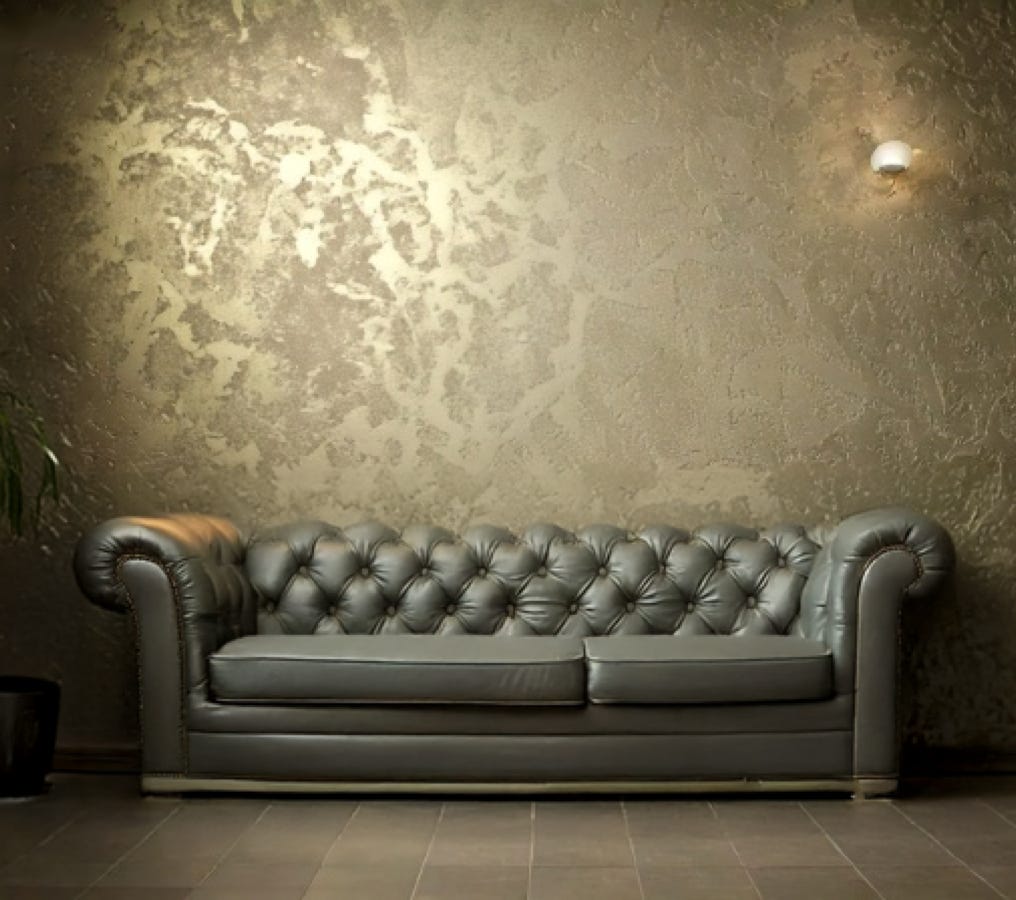 Messingwand Echtmetall Spachtel