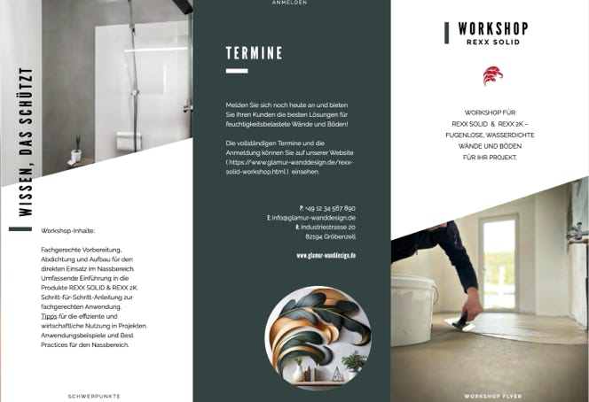 Workshop Flyer Rexx Solid Beschreibung 