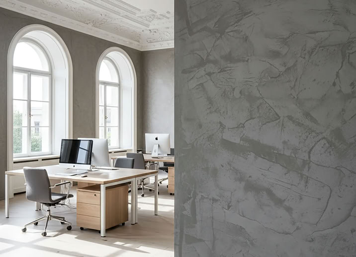 Modernes Büro mit gW120 Classic Wand im Büro