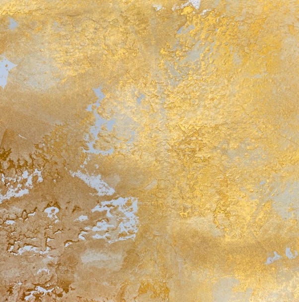 Strukturspachtel Weiß mit Edelrost