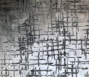 Strukturspachtel anthrazit mit Walze - Effektspachtel Silber